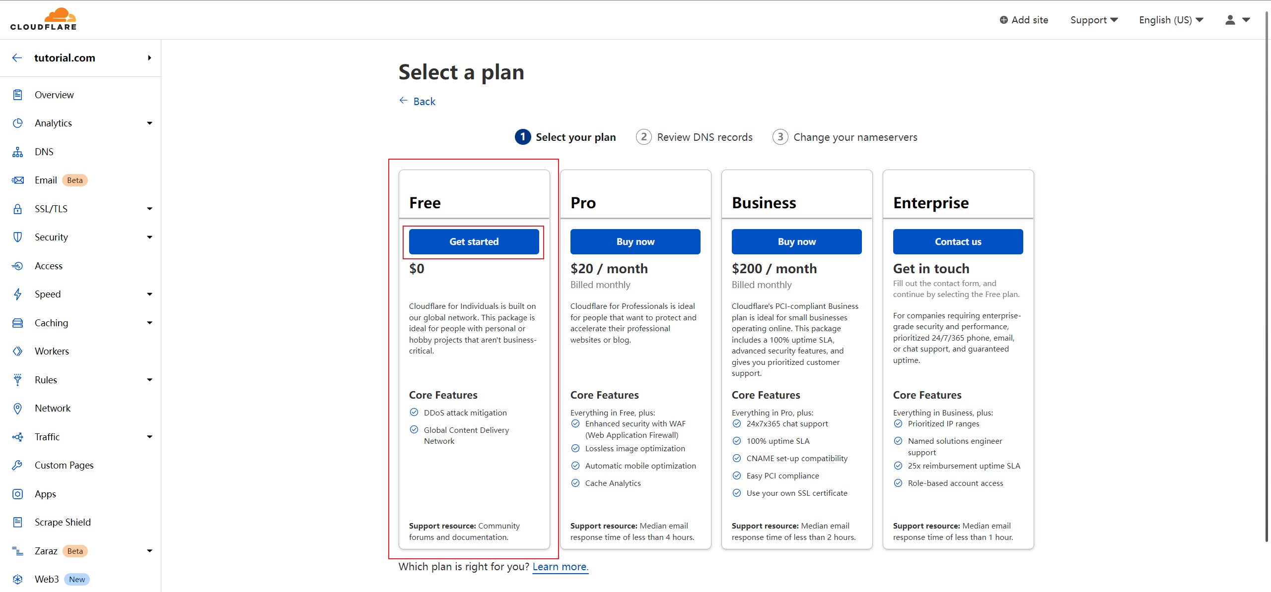 Choose Plan