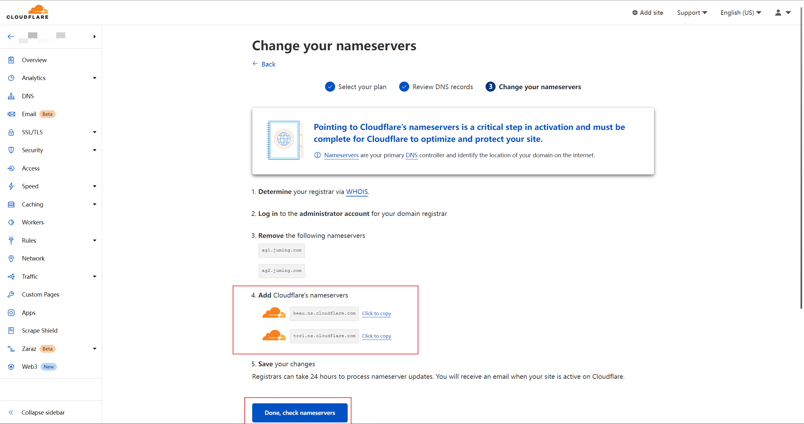 Change DNS Servers
