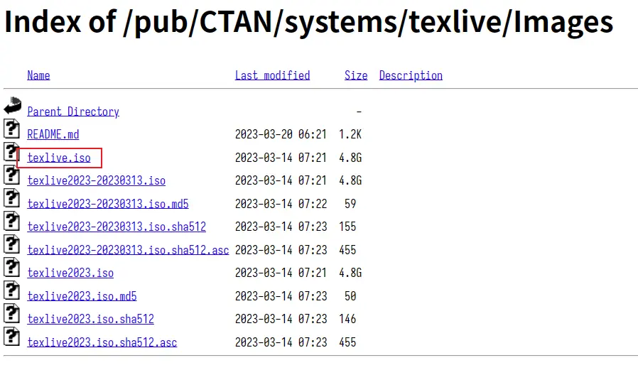 Download texlive.iso