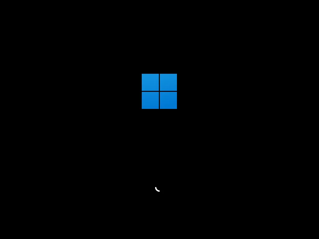 The installation program is starting up