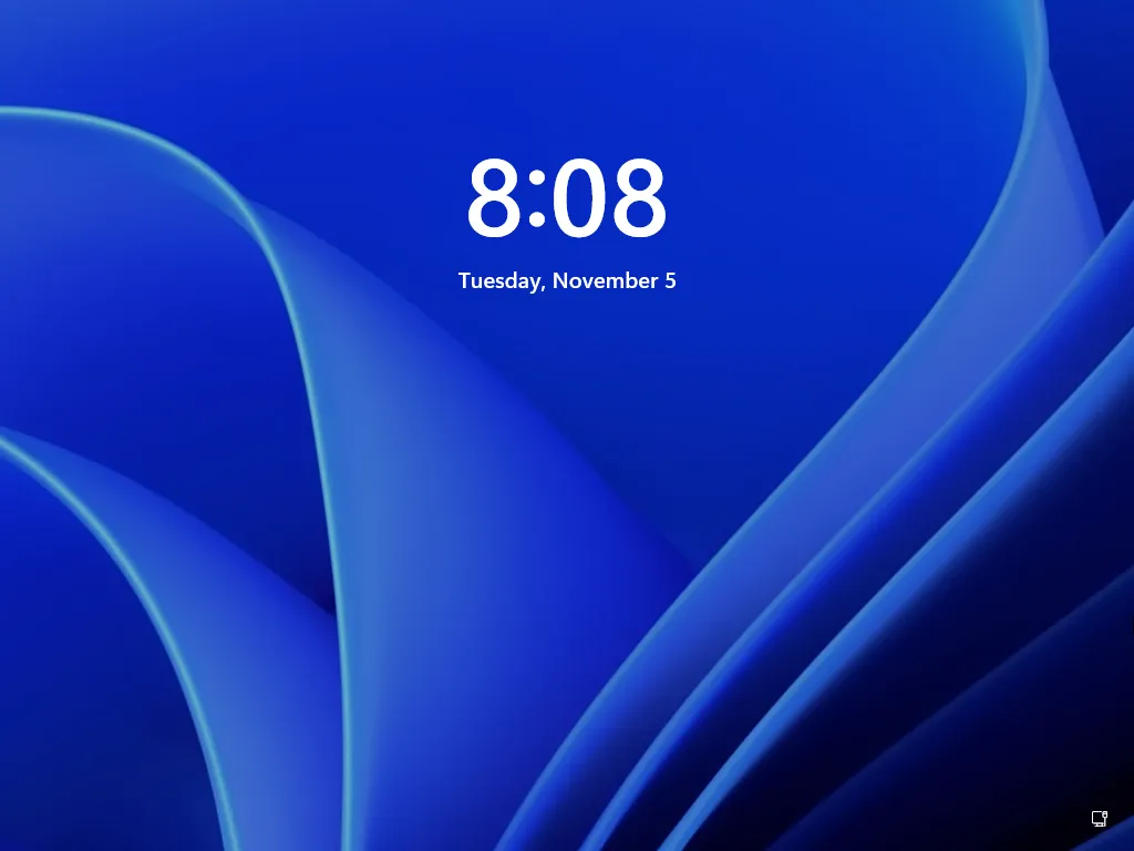 Update complete; proceed to the login screen
